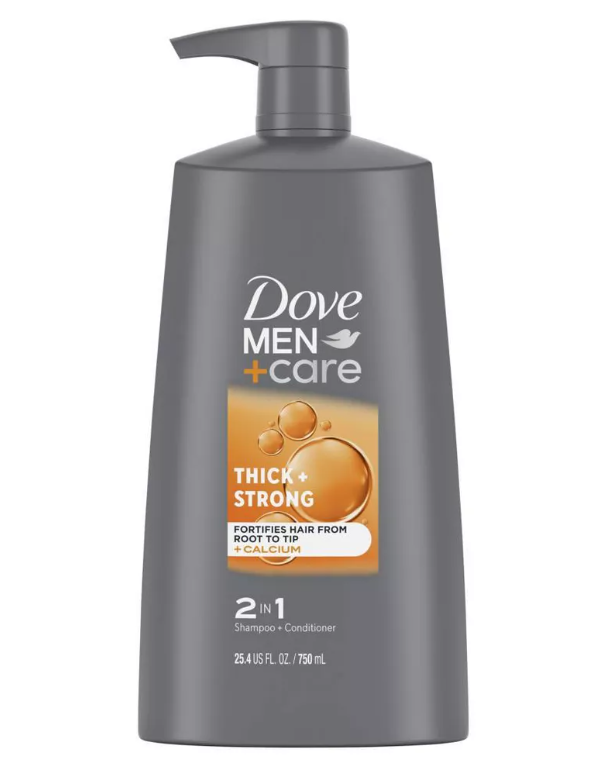 Dove Men+Care 2-in-1 Shampoo + Conditioner Thick + Strong for Fine or Thinning Hair