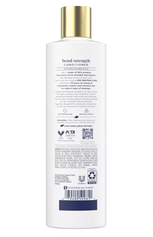 Dove Beauty Bond Strength Peptide Complex Hair Care Conditioner - 12oz