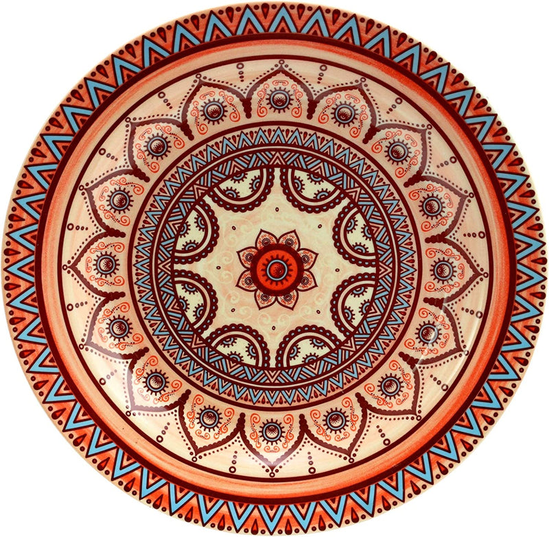 Elama Zen Mozaik 16 Piece Luxurious Stoneware Dinnerware Service for 4