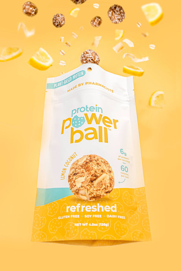 Lemon Coconut Protein Balls by Protein Power Ball,  4.5 oz