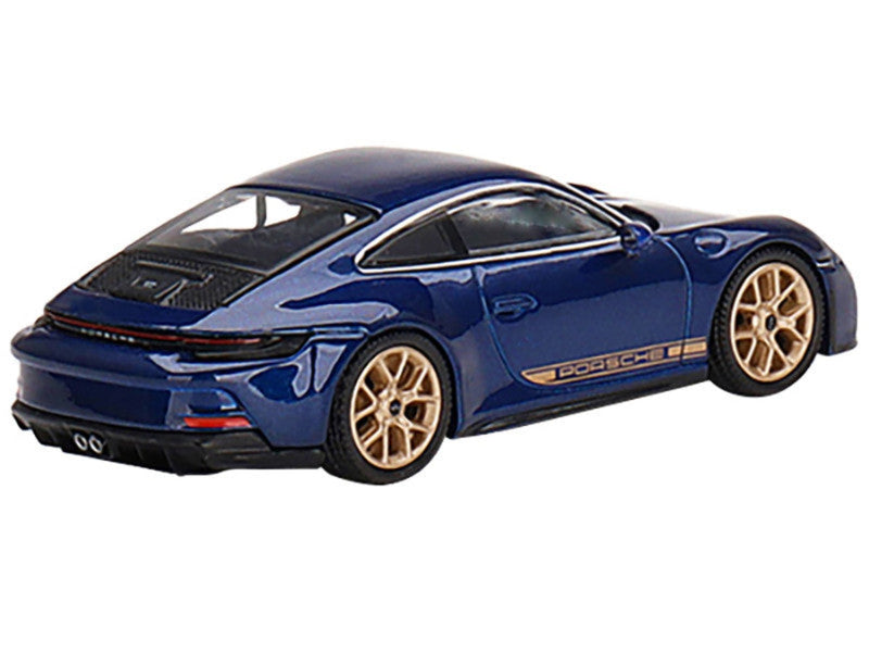 Porsche 911 (992) GT3 Touring Gentian Blue Metallic Limited Edition to 3000 Worldwide 1/64 Diecast Model Car by True Scale Miniatures