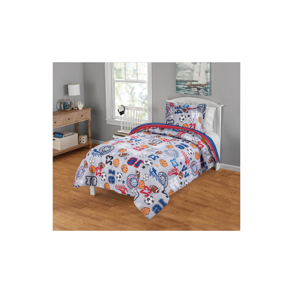 Your Zone Sports Bed-in-a-Bag Coordinating Bedding Set