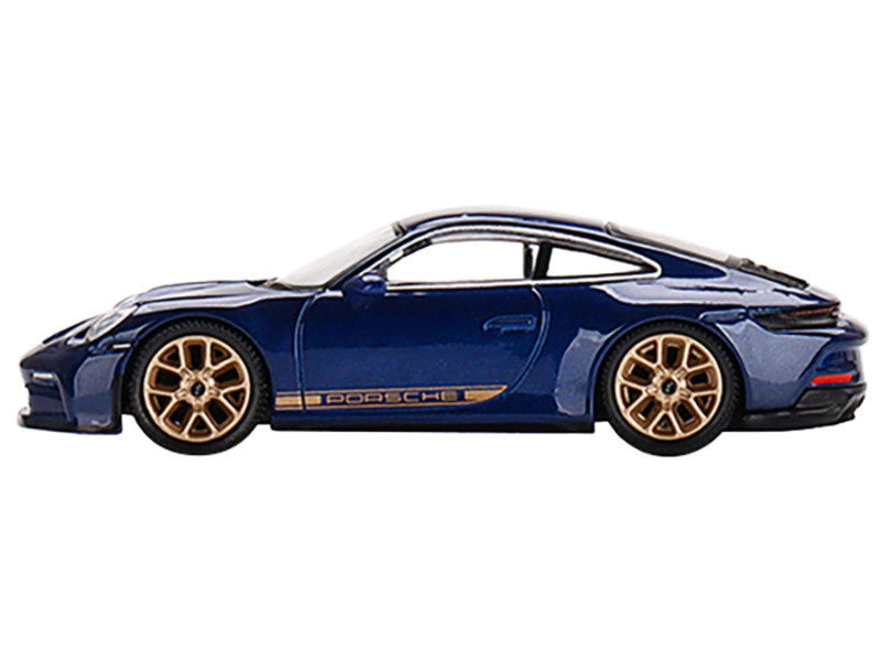 Porsche 911 (992) GT3 Touring Gentian Blue Metallic Limited Edition to 3000 Worldwide 1/64 Diecast Model Car by True Scale Miniatures