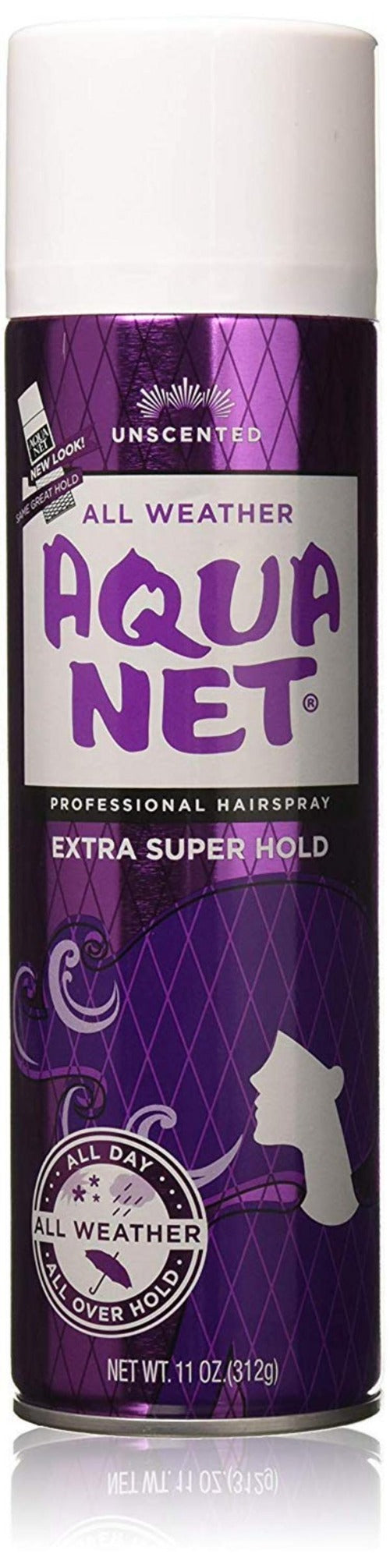 Aqua Net Extra Super Hold Professional Hair Spray, Unscented, 11 oz (Pack of 2)