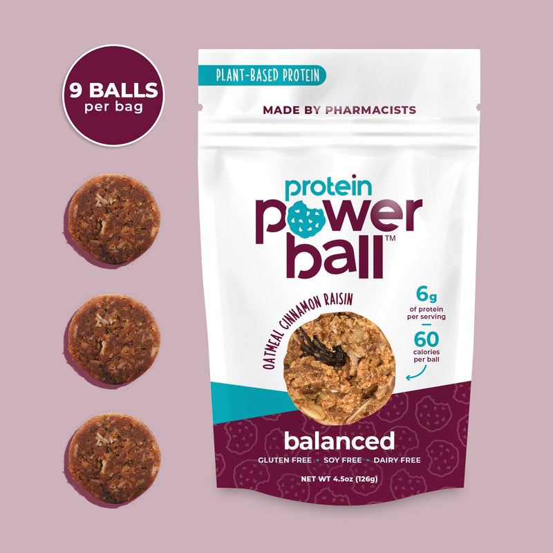 Oatmeal Cinnamon Raisin Protein Balls by Protein Power Ball - 4.5 oz