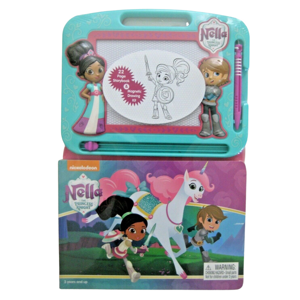 Nickelodeon Nella the Princess Knight Book With Magnetic Erasable Drawing Board