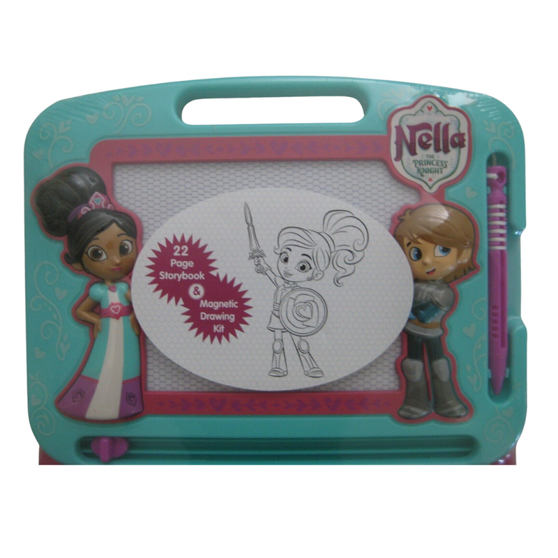 Nickelodeon Nella the Princess Knight Book With Magnetic Erasable Drawing Board