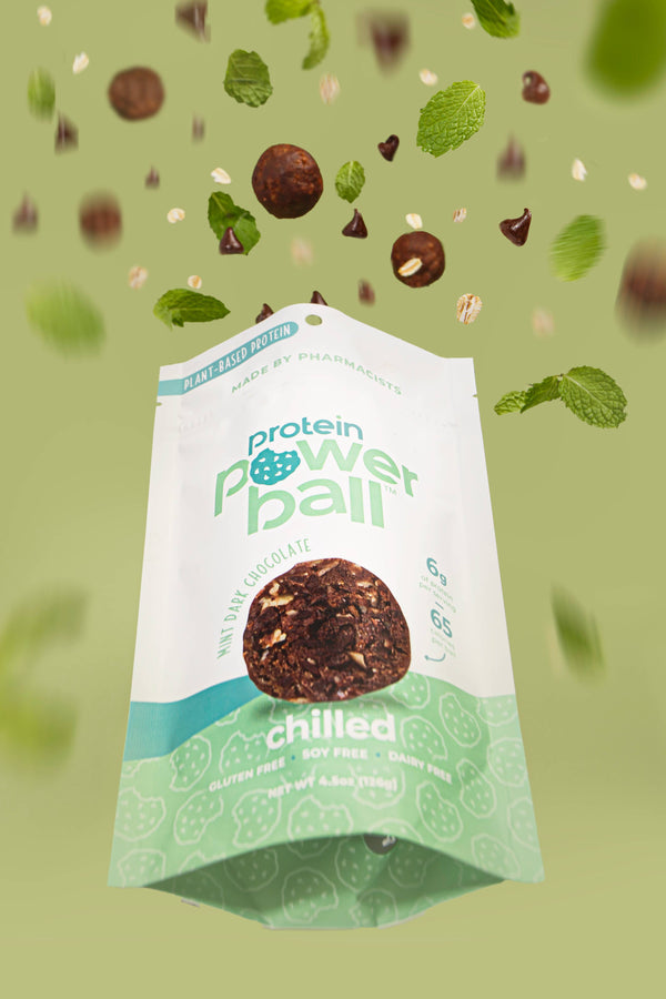 Mint Dark Chocolate Protein Balls by Protein Power Ball - 4.5 oz