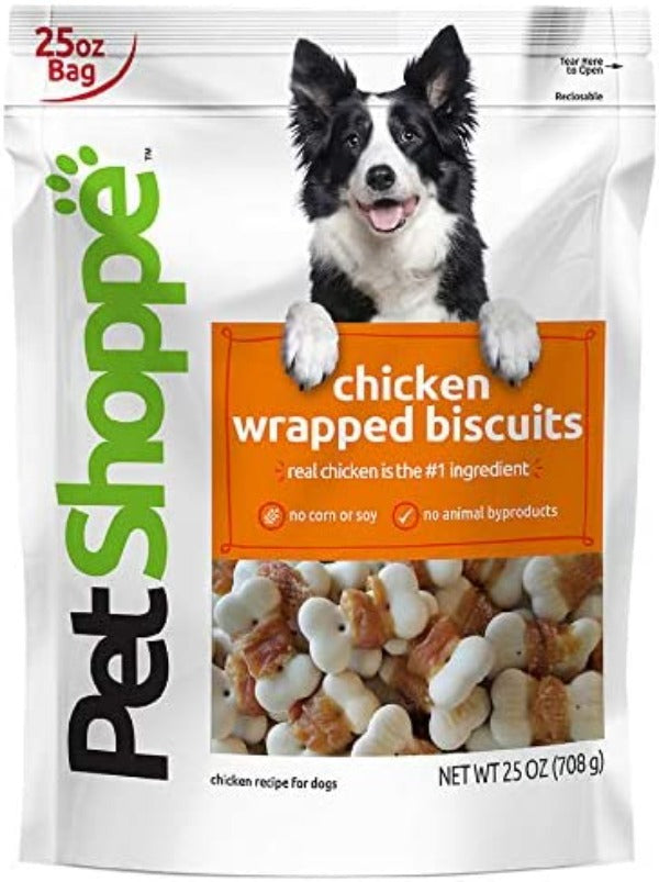 PetShoppe Real Chicken Wrapped Biscuits (25 OZ)