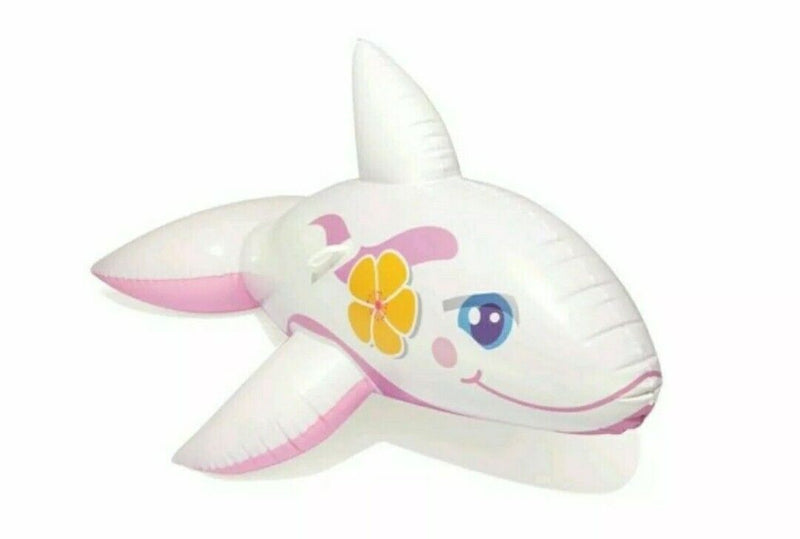 H2O Go Inflatable PINK WHALE RIDE-ON