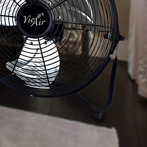 Vie Air 18 Inch Industrial High Velocity 3 Speed Metal Floor Fan