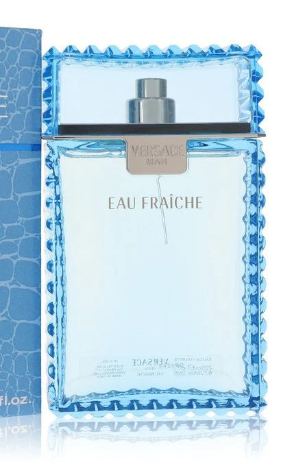 Versace Man by Versace Eau Fraiche Eau De Toilette Spray (Blue) 6.7 oz