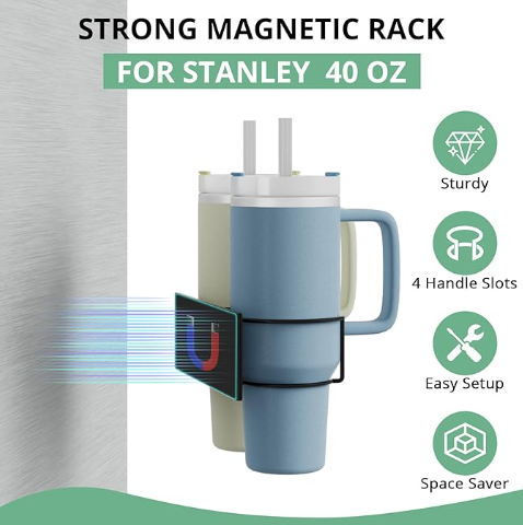 Magnetic Stanley 40 oz. Cupholder for Refrigerator
