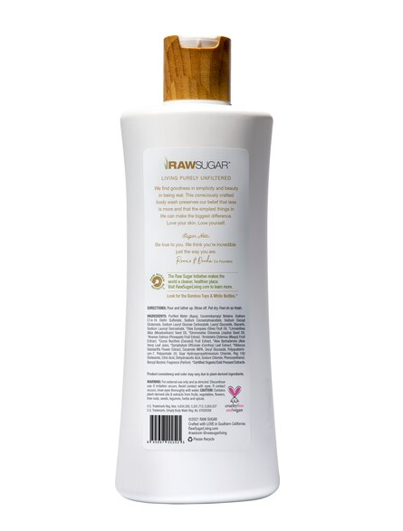 Raw Sugar Living Simply Body Wash, 25 oz Pineapple Maqui Berry Coconut