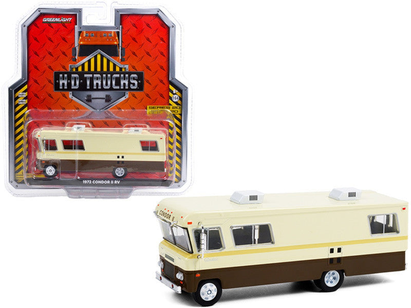 1972 Condor II RV Beige and Brown "H.D. Trucks" Series 20 1/64 Diecast Model