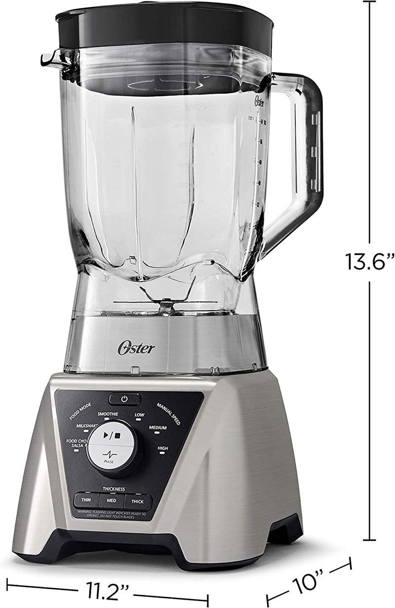 Oster 1200 Watt Pro Blender with Texture Select Settings and 2 Blend-n-go Cups