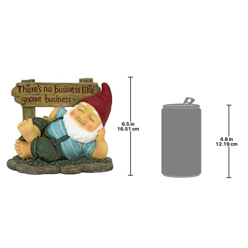 Irving Gnomlin Resting Garden Gnome Statue