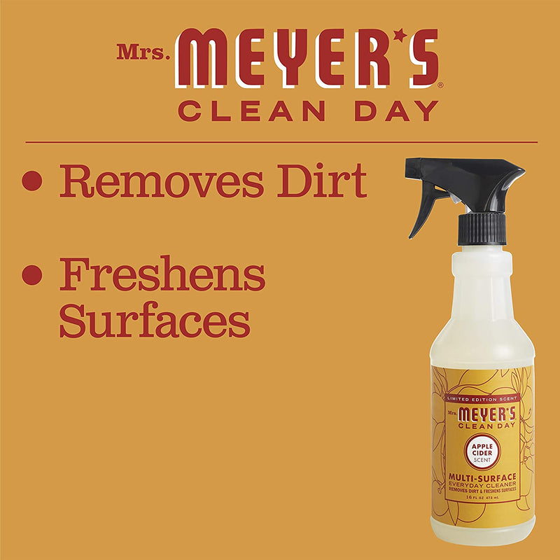 Mrs. Meyer's Multi-Surface Cleaner Apple Cider, 16 oz. (Pack of 3)