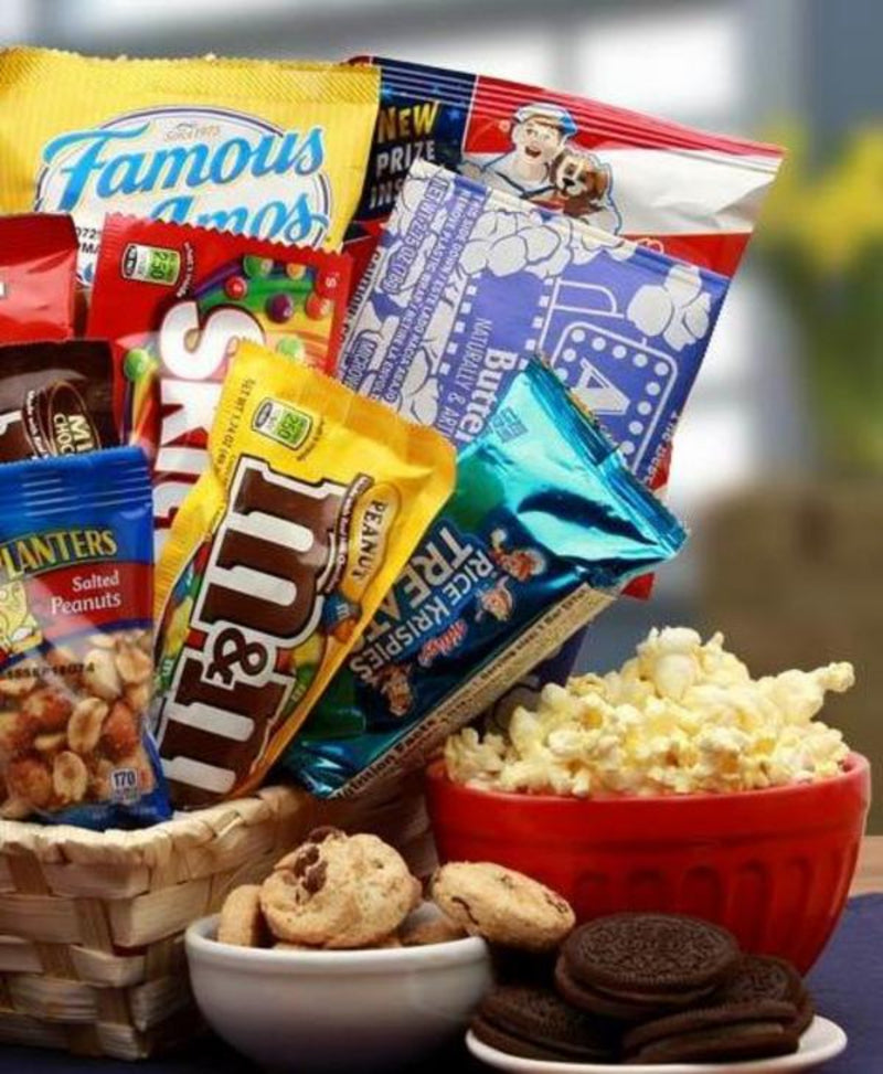 Favorite Snacks Gift Basket