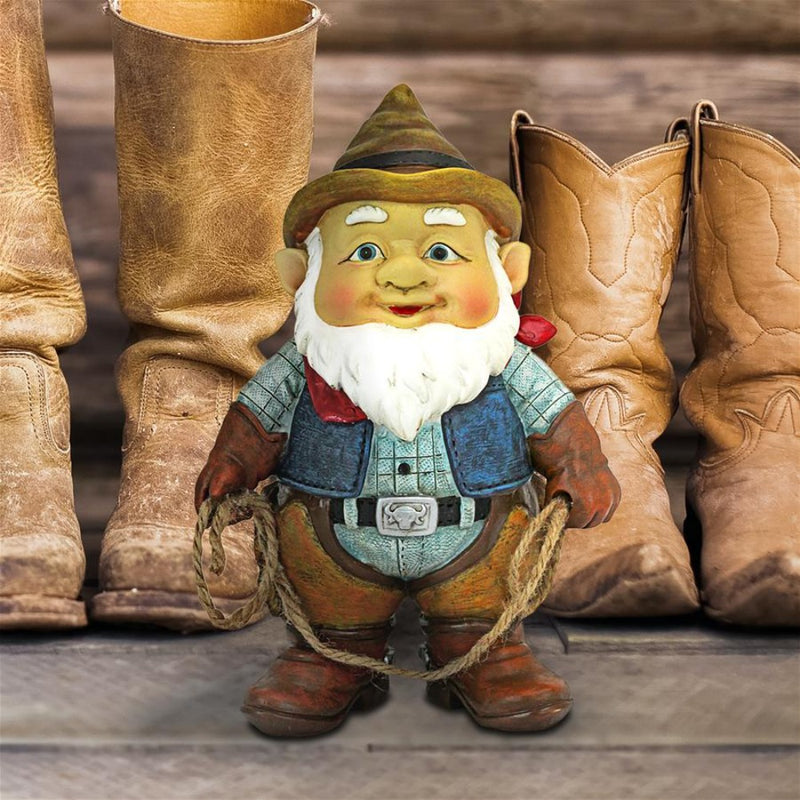 Country Cowboy Klaus Garden Gnome Statue