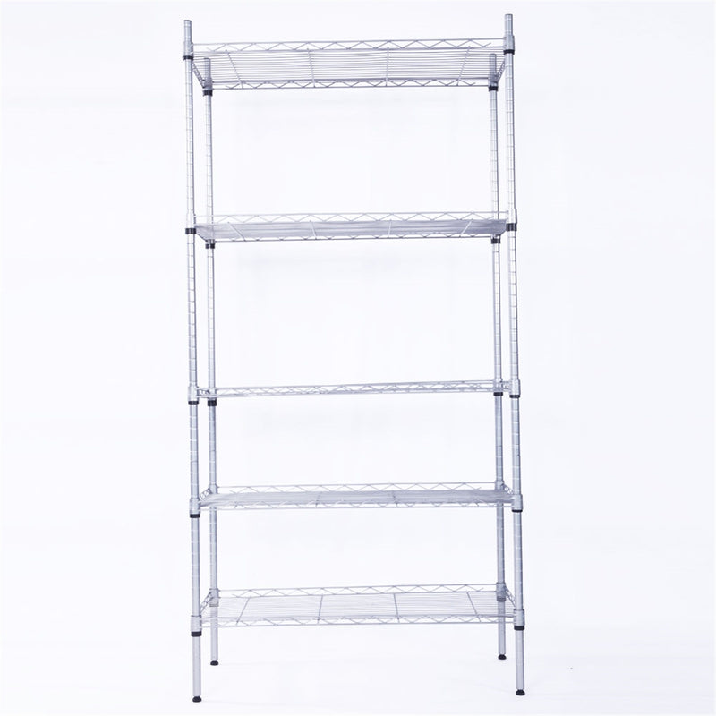 5-Shelf Adjustable;  Heavy Duty Storage Shelving Unit ;  Steel Organizer Wire Rack