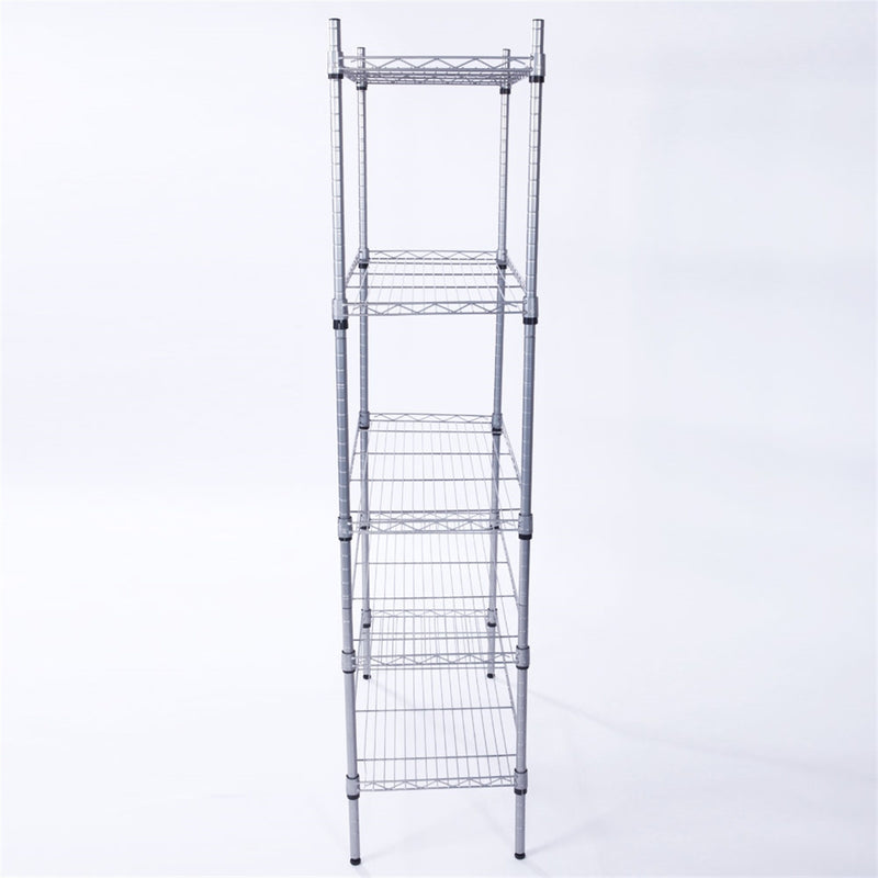 5-Shelf Adjustable;  Heavy Duty Storage Shelving Unit ;  Steel Organizer Wire Rack