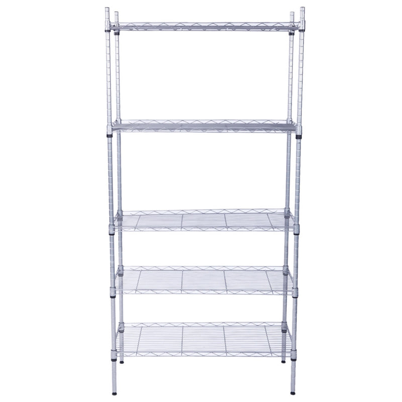 5-Shelf Adjustable;  Heavy Duty Storage Shelving Unit ;  Steel Organizer Wire Rack