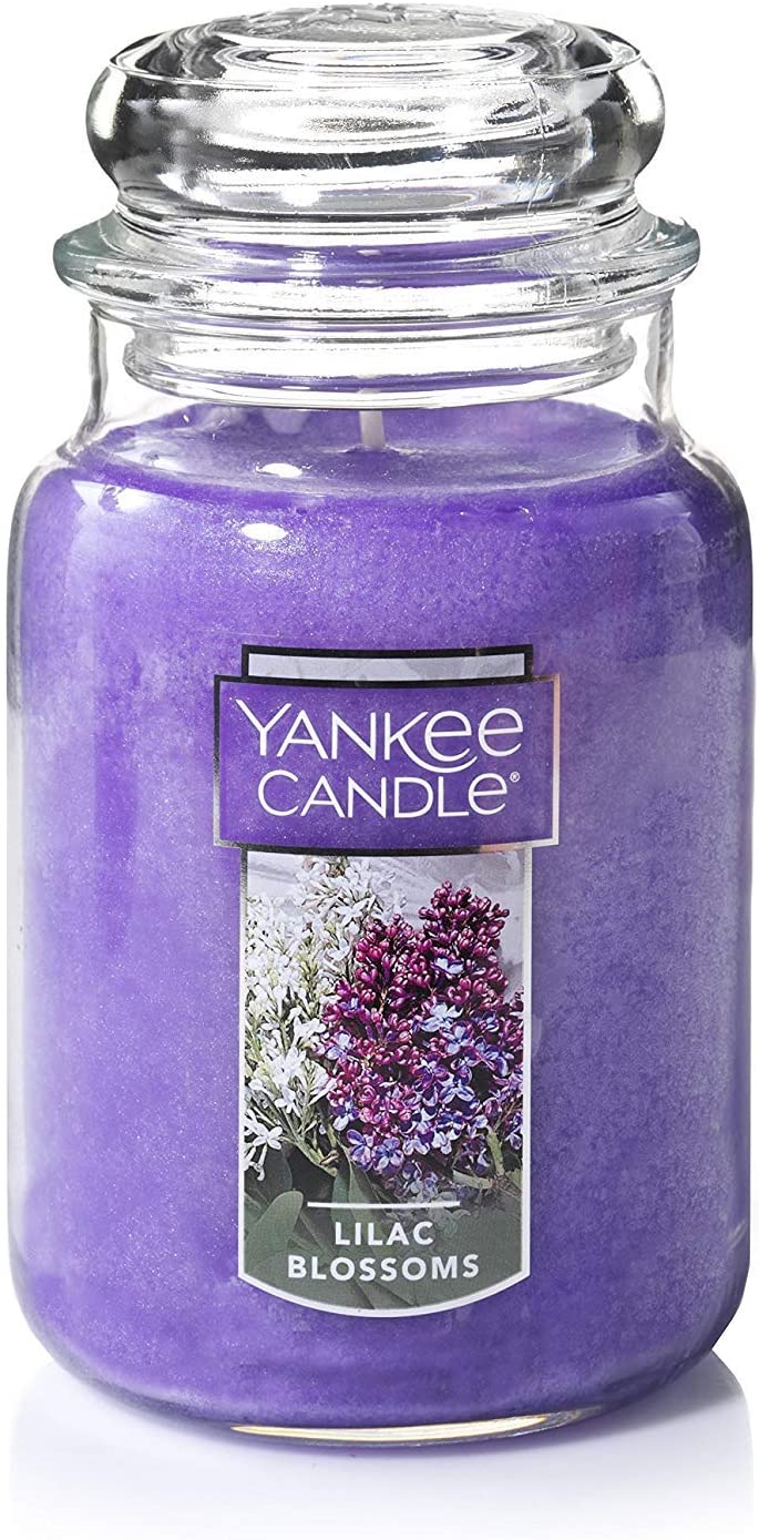 Lilac Blossoms Scented Candle, Large 22 oz. Glass Jar by Yankee Candle